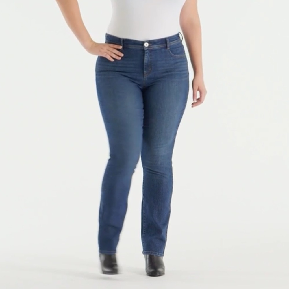 Style & CO Tummy Control Jeans, Slim Leg 16WP